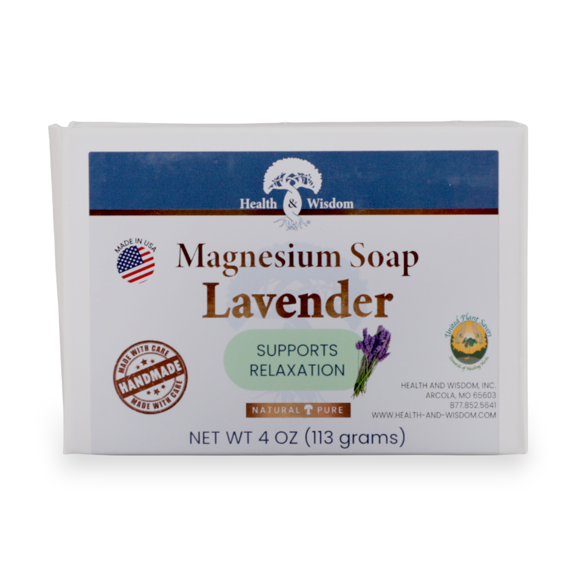 Lavender Magnesium Soap (4oz bar)